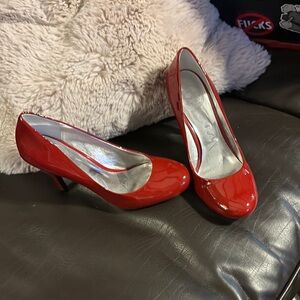 Jessica Simpson Red Patent Leather Heels